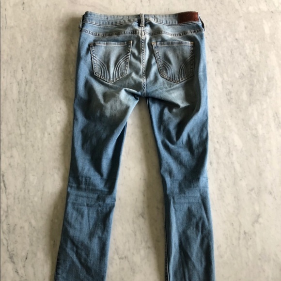 Women’s Low Rise Ripped Super Skinny Jeans - Picture 5 of 6